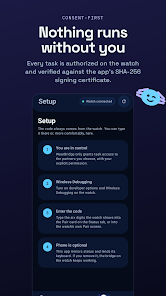WearBridge setup: consent-first pairing steps