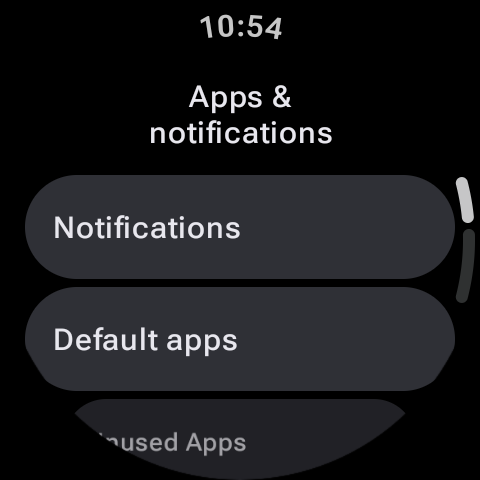 Wear OS Security Settings