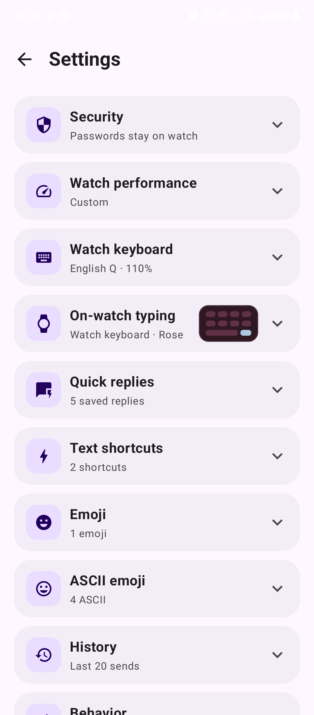 SyncBoard phone settings